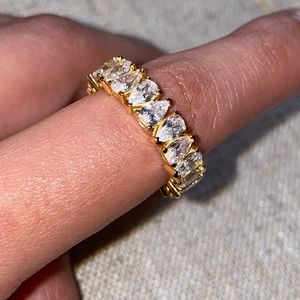Pear Shape Eternity Ring